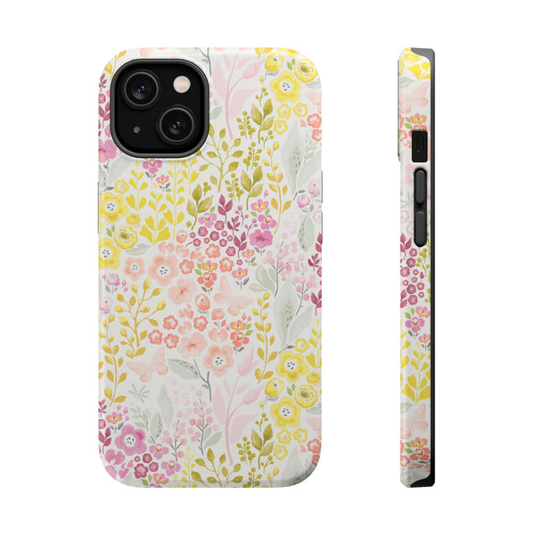 Chic Floral Magnetic Phone Case - Vibrant Nature Design Printify