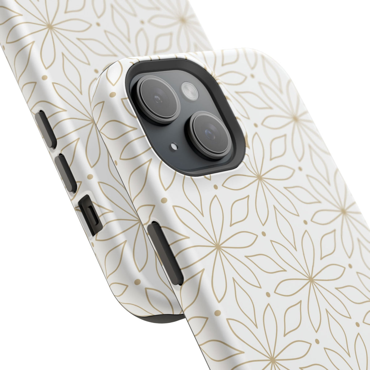 Stylish Magnetic Phone Case with Floral Design Printify