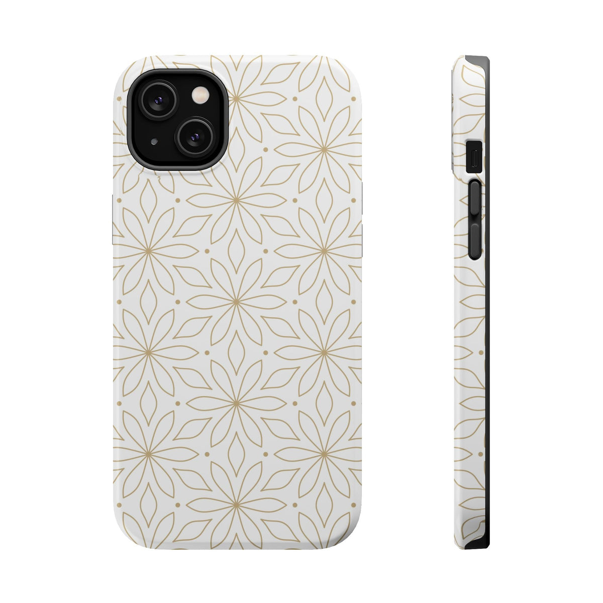 Stylish Magnetic Phone Case with Floral Design Printify