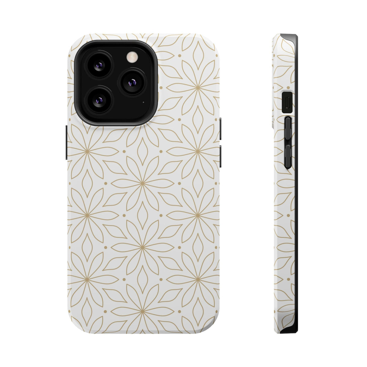 Stylish Magnetic Phone Case with Floral Design Printify
