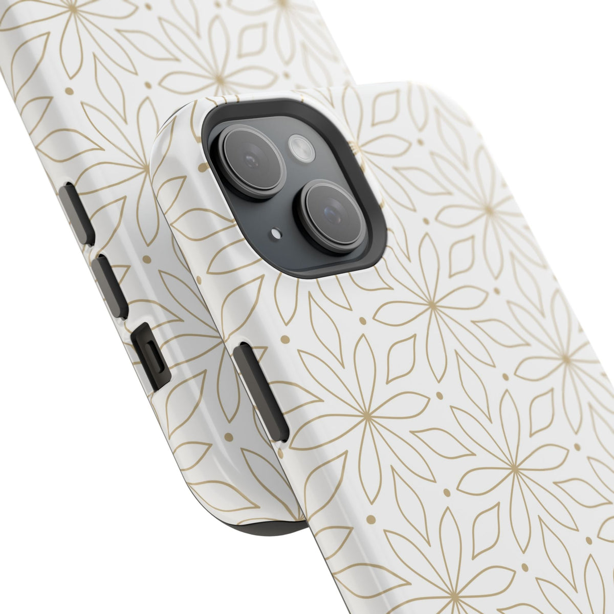 Stylish Magnetic Phone Case with Floral Design Printify