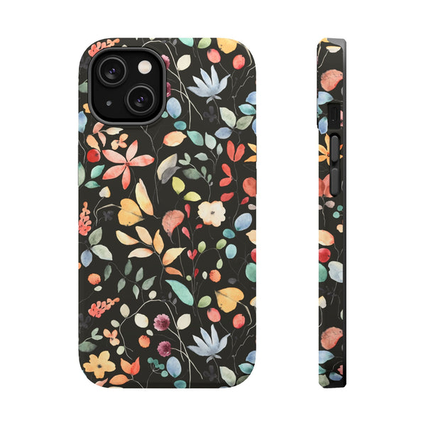 Floral Magnetic Tough Cases - Vibrant Botanical Design for Stylish Protection Printify