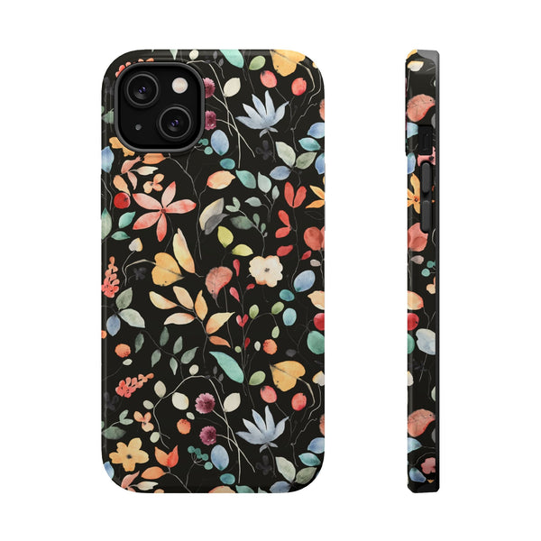 Floral Magnetic Tough Cases - Vibrant Botanical Design for Stylish Protection Printify