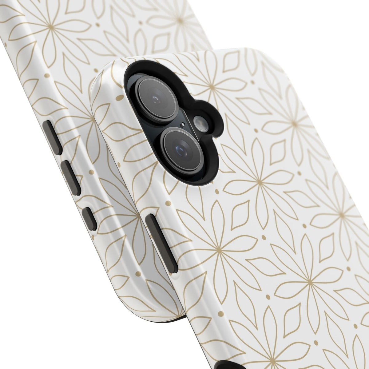 Stylish Magnetic Phone Case with Floral Design Printify