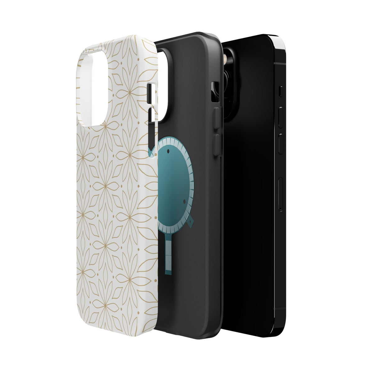 Stylish Magnetic Phone Case with Floral Design Printify