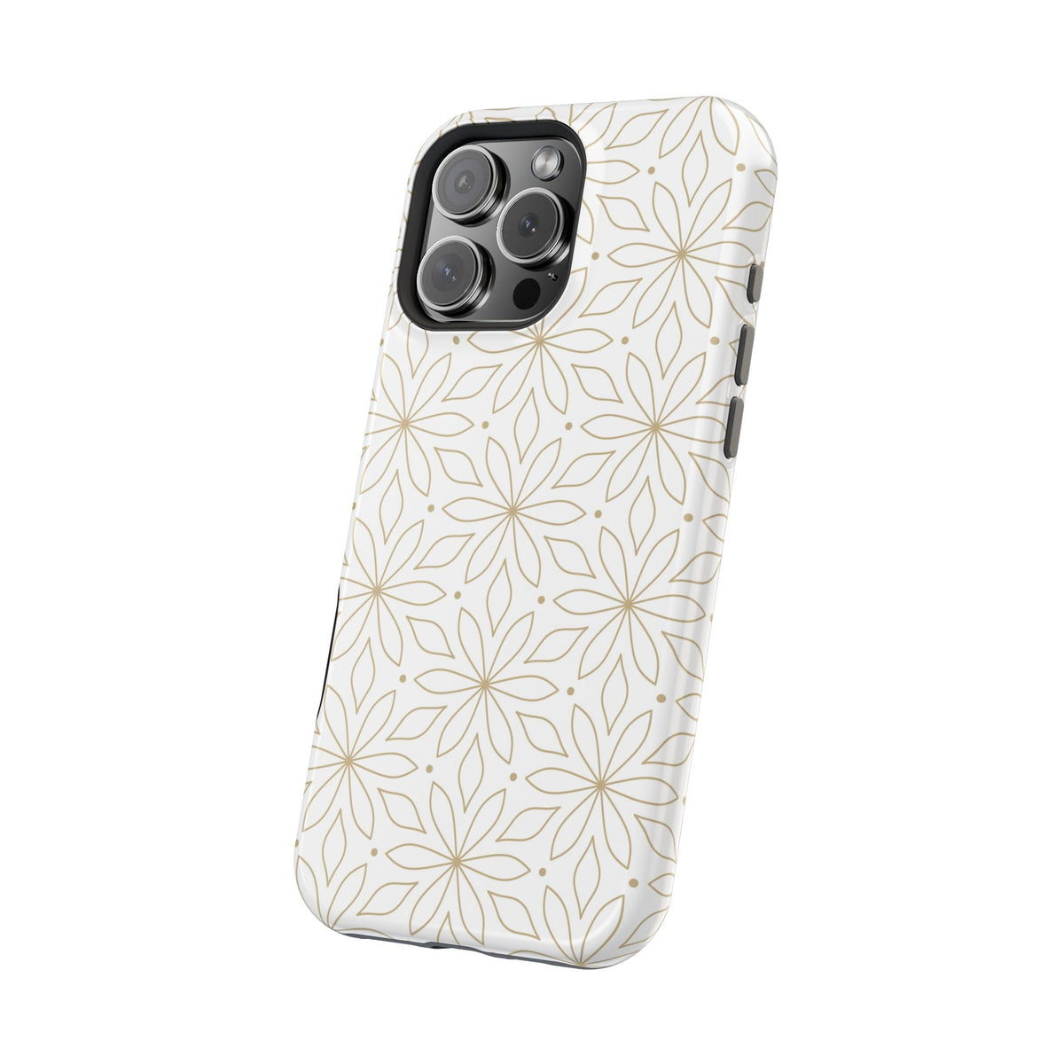Stylish Magnetic Phone Case with Floral Design Printify