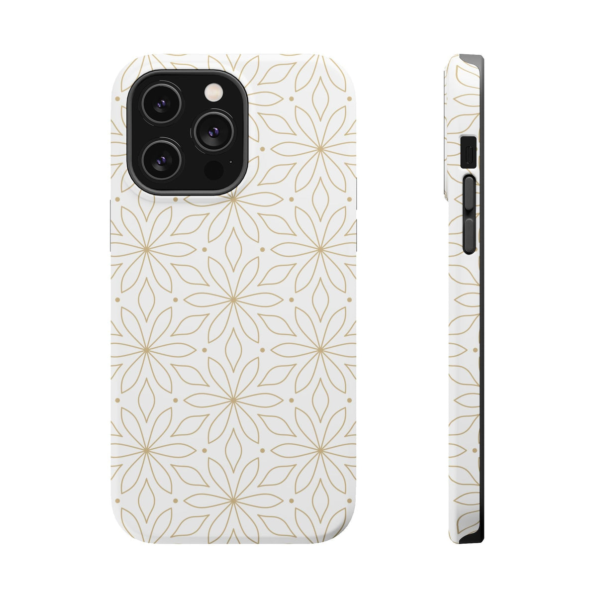 Stylish Magnetic Phone Case with Floral Design Printify