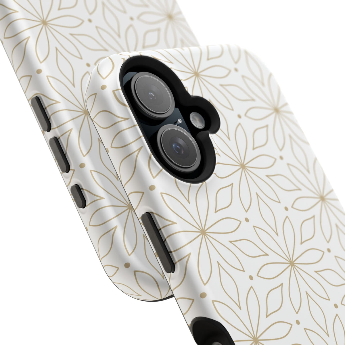Stylish Magnetic Phone Case with Floral Design Printify