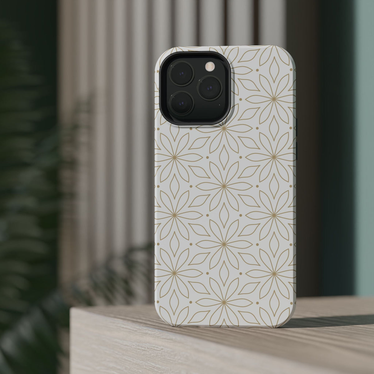Stylish Magnetic Phone Case with Floral Design Printify