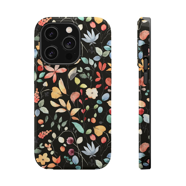 Floral Magnetic Tough Cases - Vibrant Botanical Design for Stylish Protection Printify
