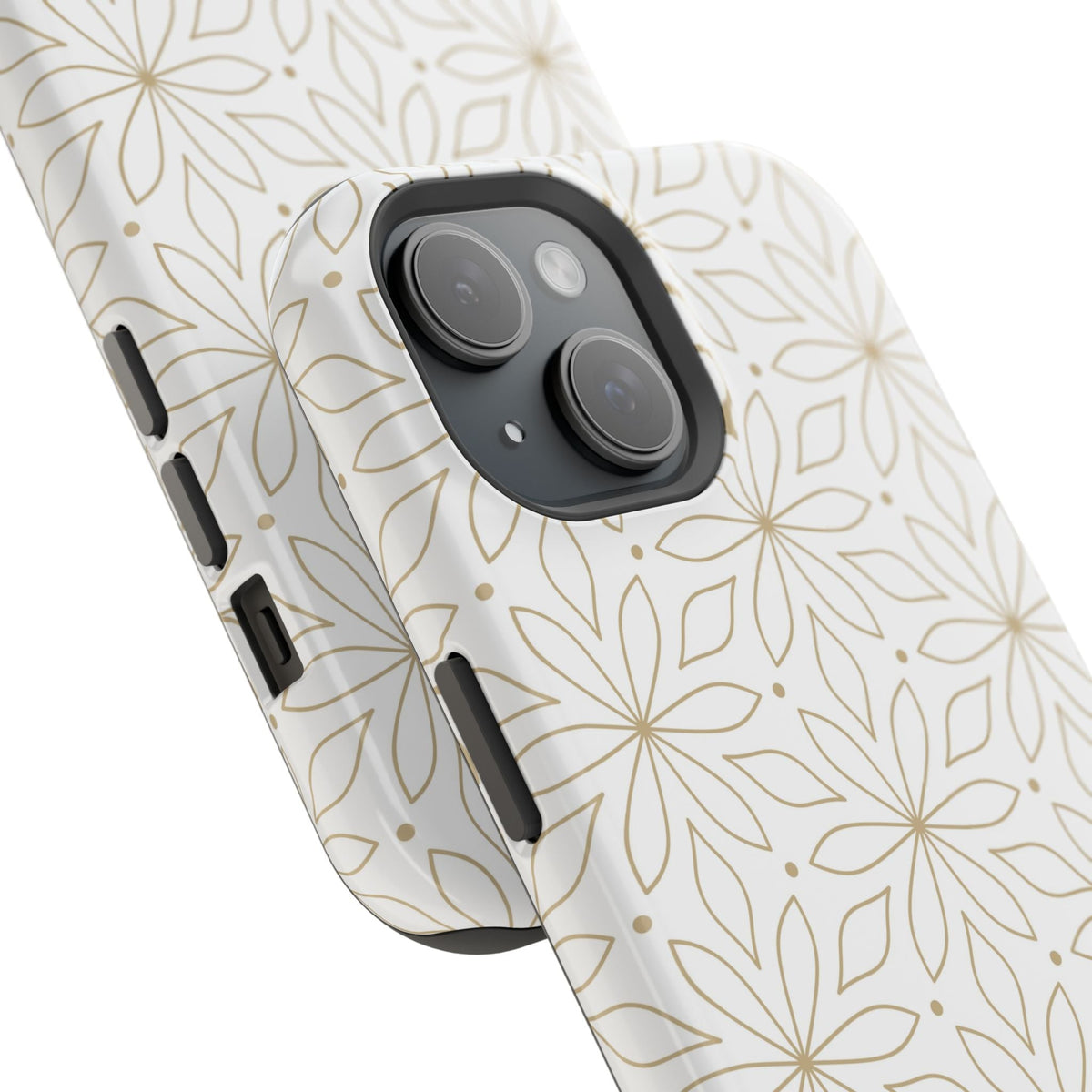 Stylish Magnetic Phone Case with Floral Design Printify