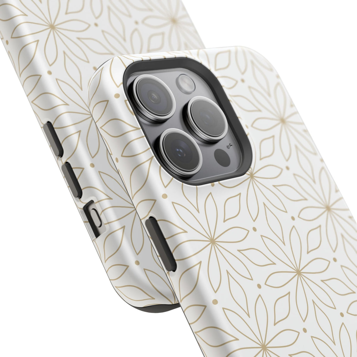 Stylish Magnetic Phone Case with Floral Design Printify