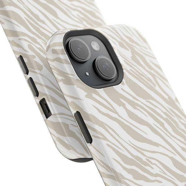 Stylish Zebra Print Magnetic Tough Cases for Ultimate Phone Protection Printify