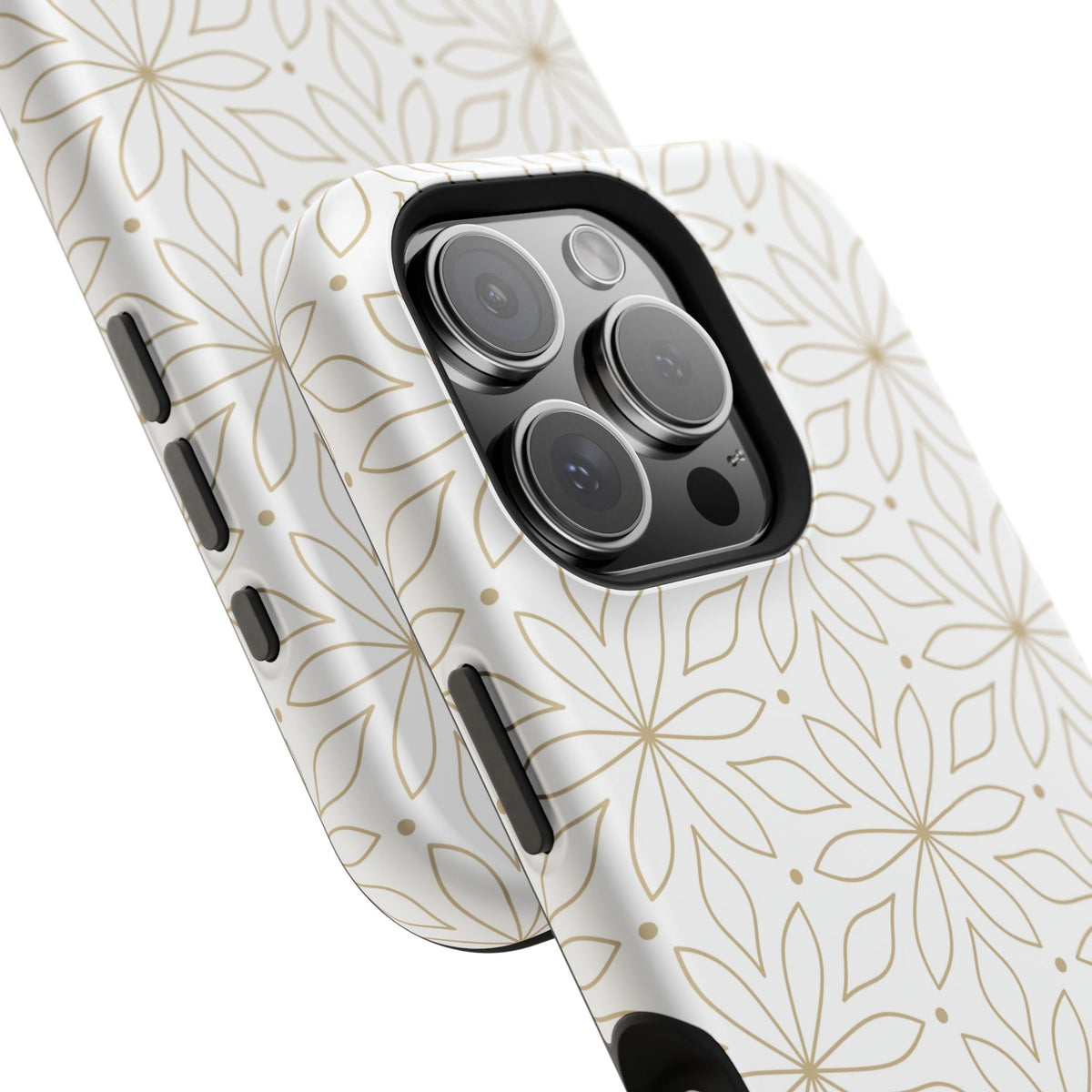 Stylish Magnetic Phone Case with Floral Design Printify