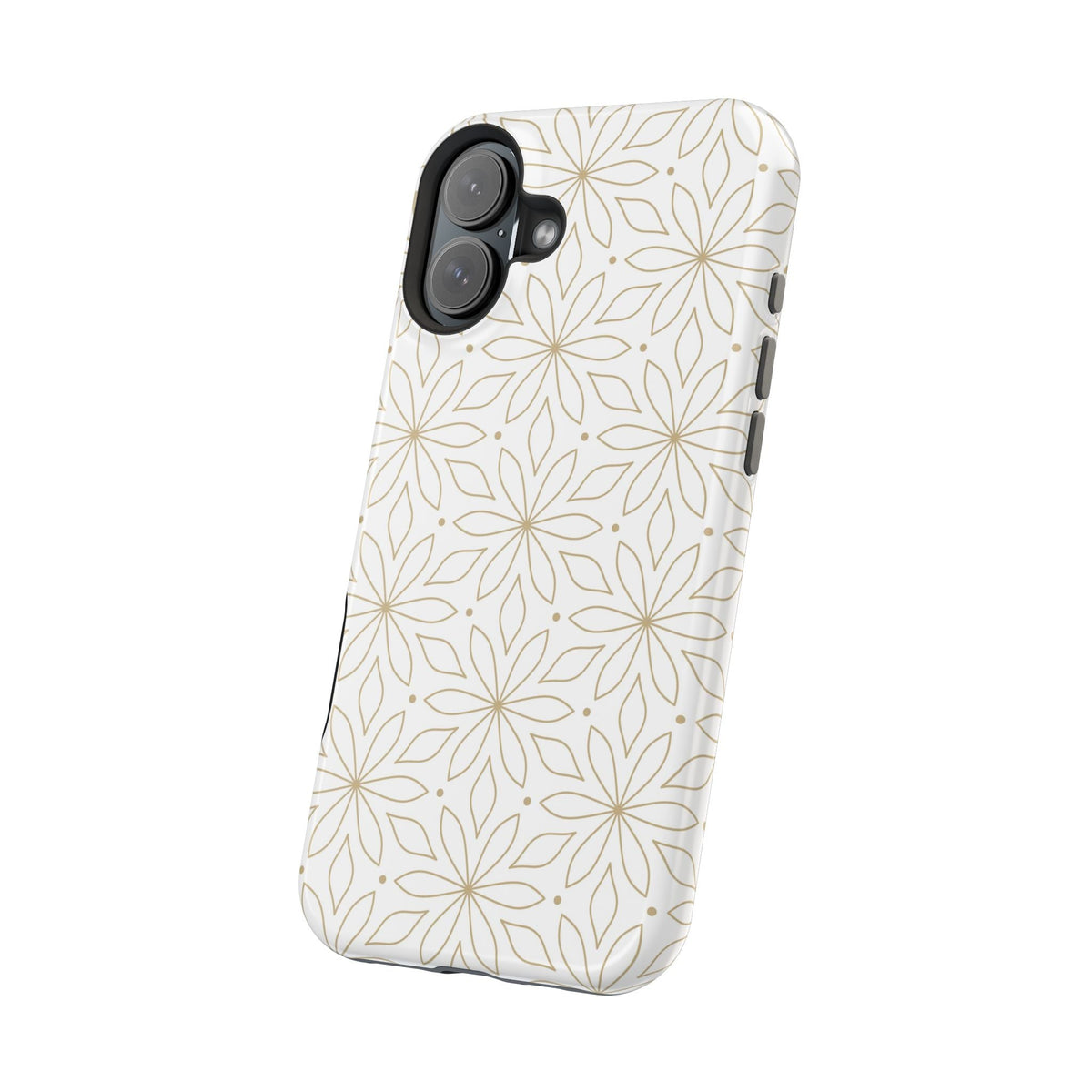 Stylish Magnetic Phone Case with Floral Design Printify