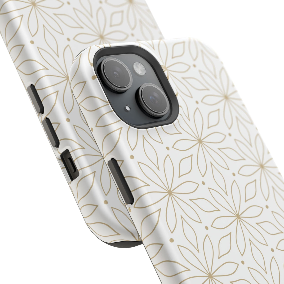 Stylish Magnetic Phone Case with Floral Design Printify