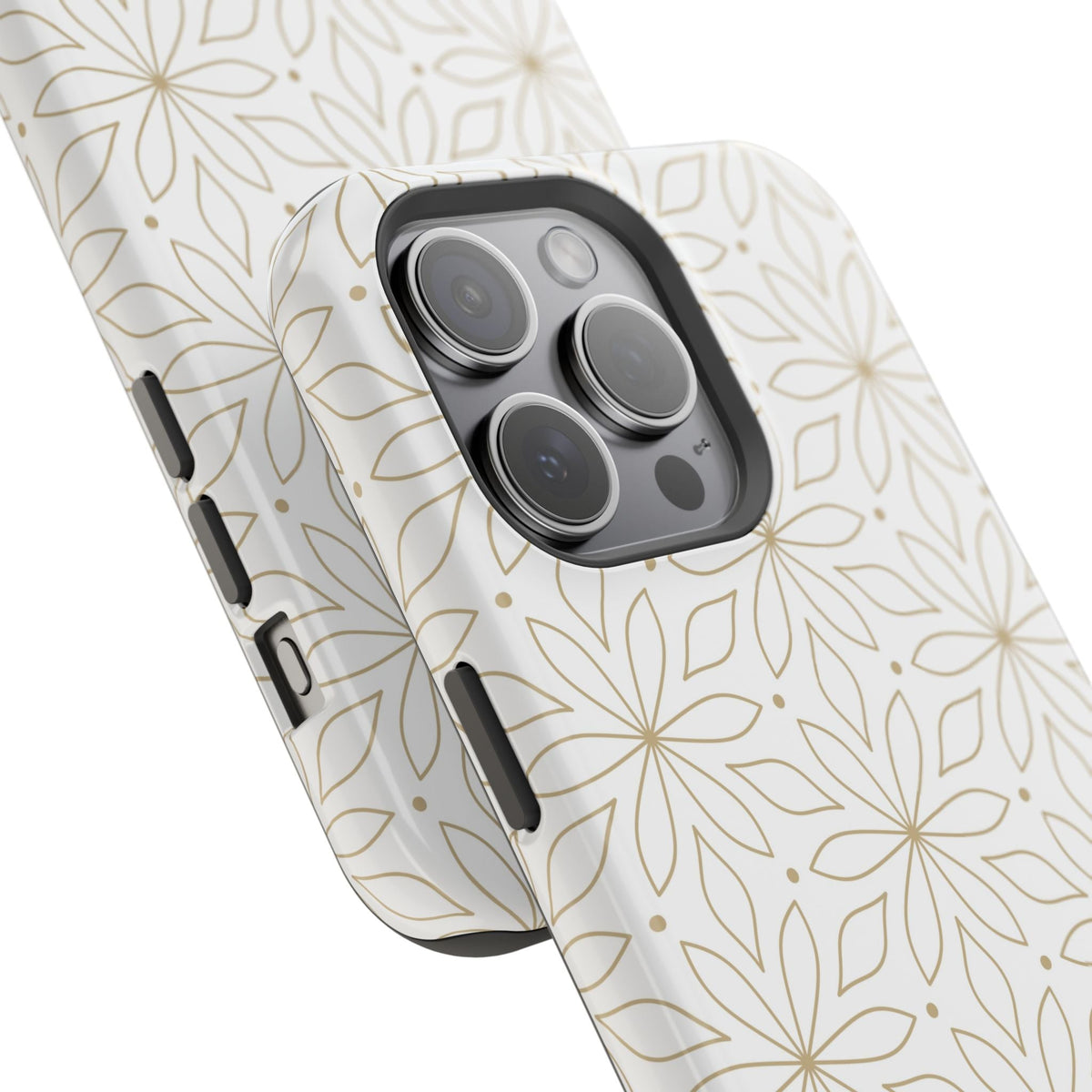 Stylish Magnetic Phone Case with Floral Design Printify