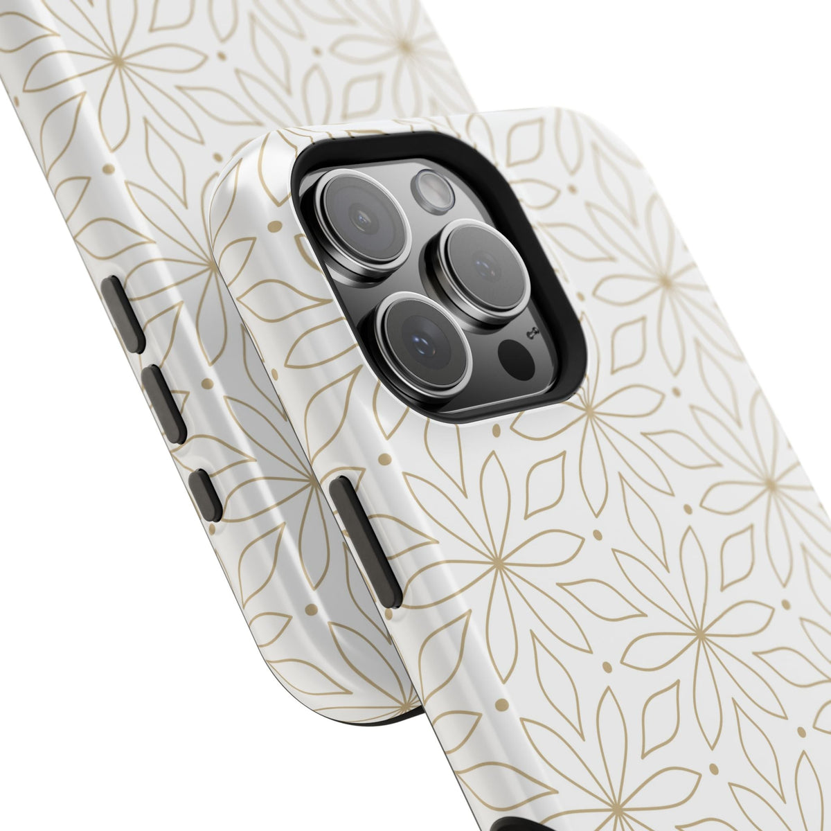 Stylish Magnetic Phone Case with Floral Design Printify