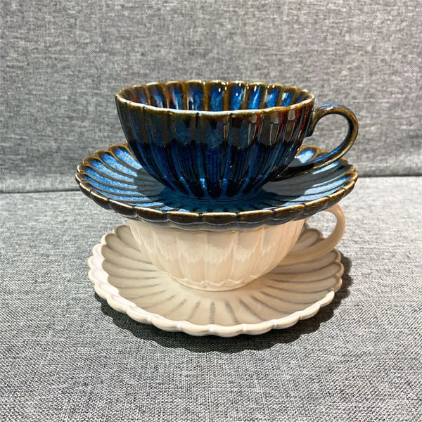 Coffee/Tea Ceramic Cup & Saucer Set