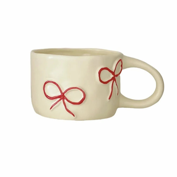 Bow Shaped Mug, Individually Packaged in A Color Box, with A New Embossed Craftsmanship From 2024 My Addiction