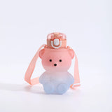 Cute Bear Cup Various Modes Tumbler with Straw Kawaii Water Bottle for Girl Kid Outdoor Drinking Kettle My Addiction