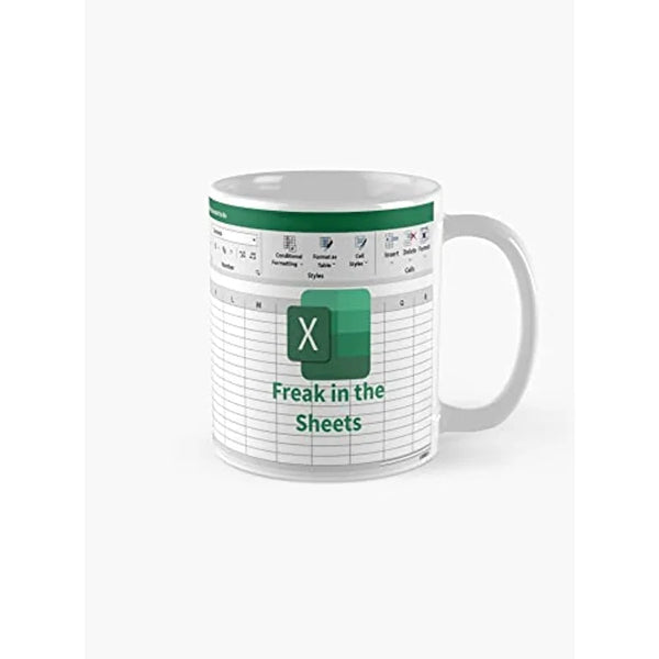 Funny Mug "Freak In The Sheets"