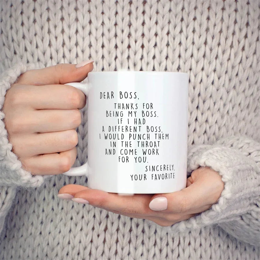 Funny Mug "Dear Boss"