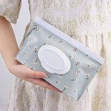 EVA Baby Wet Wipe Pouch Portable Wipes Holder Case Flip Cover Snap-Strap Reusable Refillable Cosmetic Pouch Useful Tissue Box My Addiction