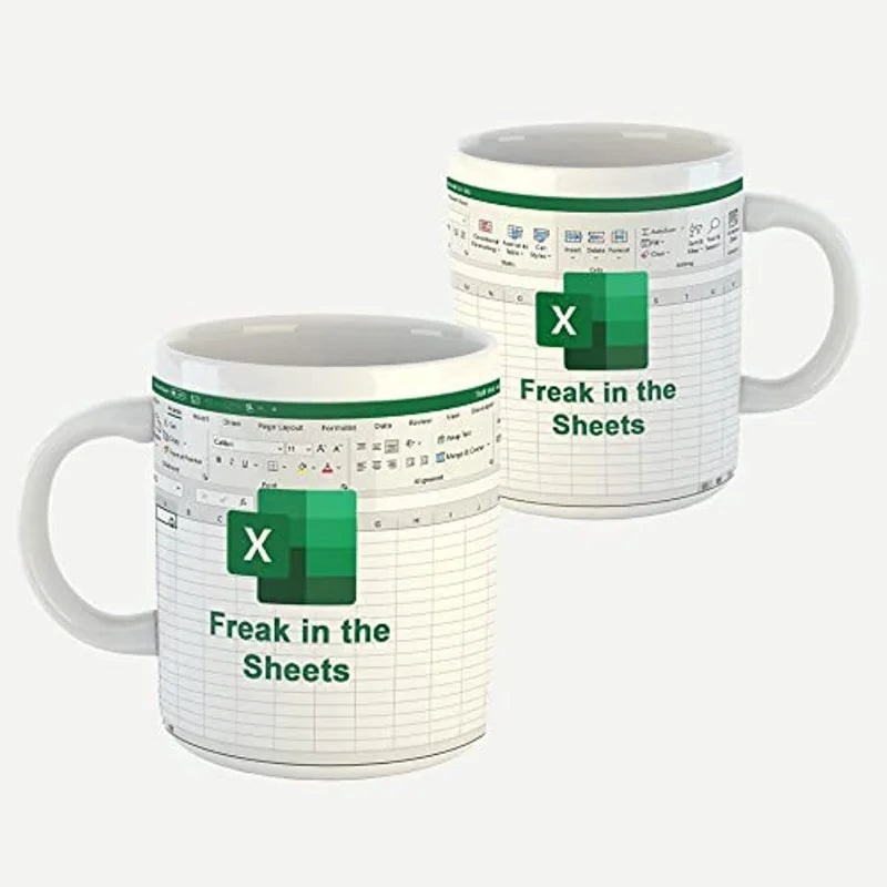 Funny Mug "Freak In The Sheets"