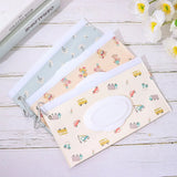 EVA Baby Wet Wipe Pouch Portable Wipes Holder Case Flip Cover Snap-Strap Reusable Refillable Cosmetic Pouch Useful Tissue Box My Addiction
