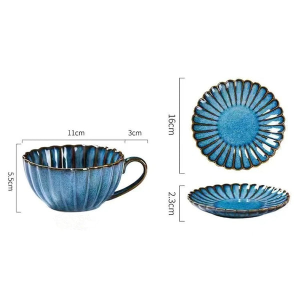 Coffee/Tea Ceramic Cup & Saucer Set