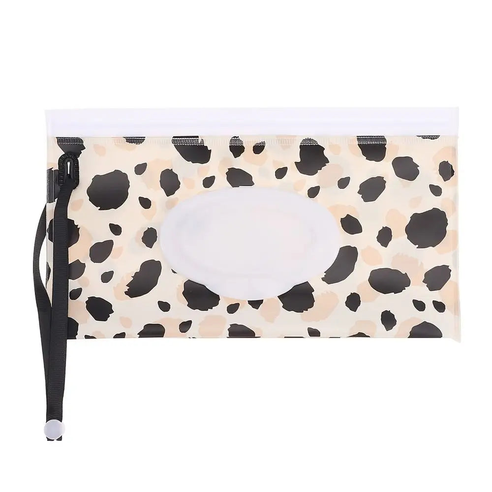 EVA Baby Wet Wipe Pouch Portable Wipes Holder Case Flip Cover Snap-Strap Reusable Refillable Cosmetic Pouch Useful Tissue Box My Addiction