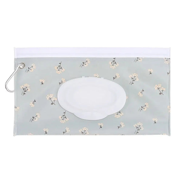 EVA Baby Wet Wipe Pouch Portable Wipes Holder Case Flip Cover Snap-Strap Reusable Refillable Cosmetic Pouch Useful Tissue Box My Addiction
