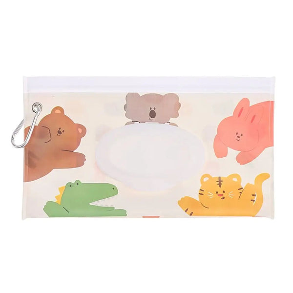 EVA Baby Wet Wipe Pouch Portable Wipes Holder Case Flip Cover Snap-Strap Reusable Refillable Cosmetic Pouch Useful Tissue Box My Addiction
