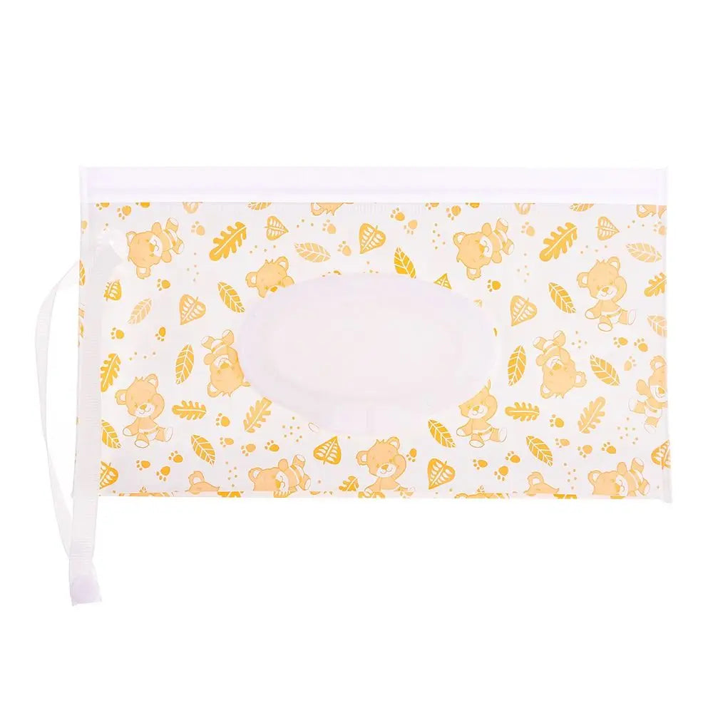 EVA Baby Wet Wipe Pouch Portable Wipes Holder Case Flip Cover Snap-Strap Reusable Refillable Cosmetic Pouch Useful Tissue Box My Addiction