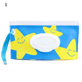EVA Baby Wet Wipe Pouch Portable Wipes Holder Case Flip Cover Snap-Strap Reusable Refillable Cosmetic Pouch Useful Tissue Box My Addiction