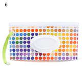 EVA Baby Wet Wipe Pouch Portable Wipes Holder Case Flip Cover Snap-Strap Reusable Refillable Cosmetic Pouch Useful Tissue Box My Addiction