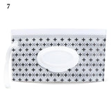 EVA Baby Wet Wipe Pouch Portable Wipes Holder Case Flip Cover Snap-Strap Reusable Refillable Cosmetic Pouch Useful Tissue Box My Addiction
