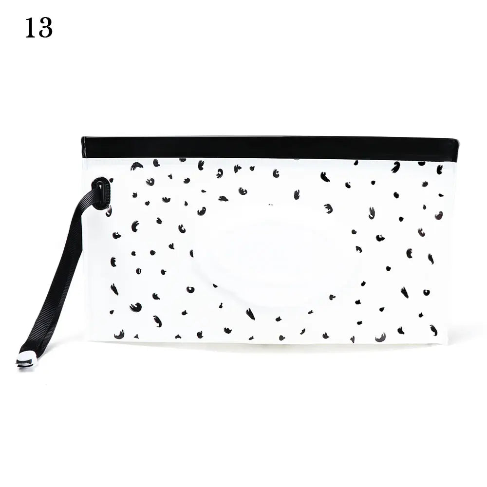 EVA Baby Wet Wipe Pouch Portable Wipes Holder Case Flip Cover Snap-Strap Reusable Refillable Cosmetic Pouch Useful Tissue Box My Addiction