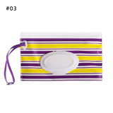 EVA Baby Wet Wipe Pouch Portable Wipes Holder Case Flip Cover Snap-Strap Reusable Refillable Cosmetic Pouch Useful Tissue Box My Addiction