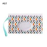 EVA Baby Wet Wipe Pouch Portable Wipes Holder Case Flip Cover Snap-Strap Reusable Refillable Cosmetic Pouch Useful Tissue Box My Addiction