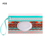 EVA Baby Wet Wipe Pouch Portable Wipes Holder Case Flip Cover Snap-Strap Reusable Refillable Cosmetic Pouch Useful Tissue Box My Addiction