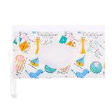 EVA Baby Wet Wipe Pouch Portable Wipes Holder Case Flip Cover Snap-Strap Reusable Refillable Cosmetic Pouch Useful Tissue Box My Addiction